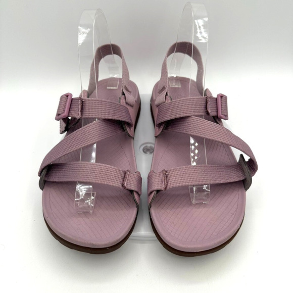 Chaco Lowdown Sandals Womens 8 Purple Camping Water Hiking Beach Walk Adjustable - Picture 10 of 10